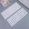 Thai Japanese Language Keyboard Stickers For Desktop And Laptop Computers Universal Type Transparent Side-Engraved Stickers