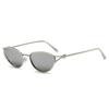 Cat Eye Small Frame Metal Uv400 Protection Fashion Sunglasses Unisex