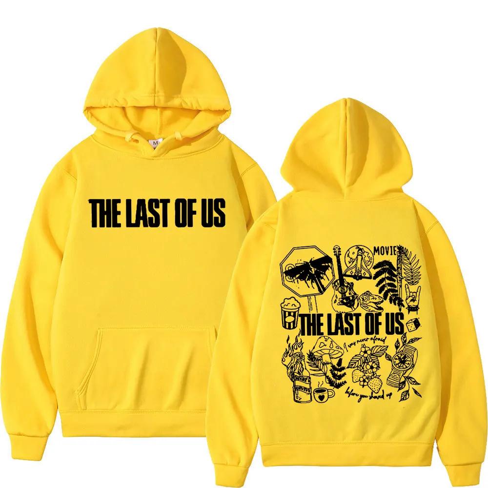 

Осенне-зимний теплый топ Толстовка The Last of Us Мужская и женская мода Харадзюку Спортивная одежда Повседневная толстовка 3XL