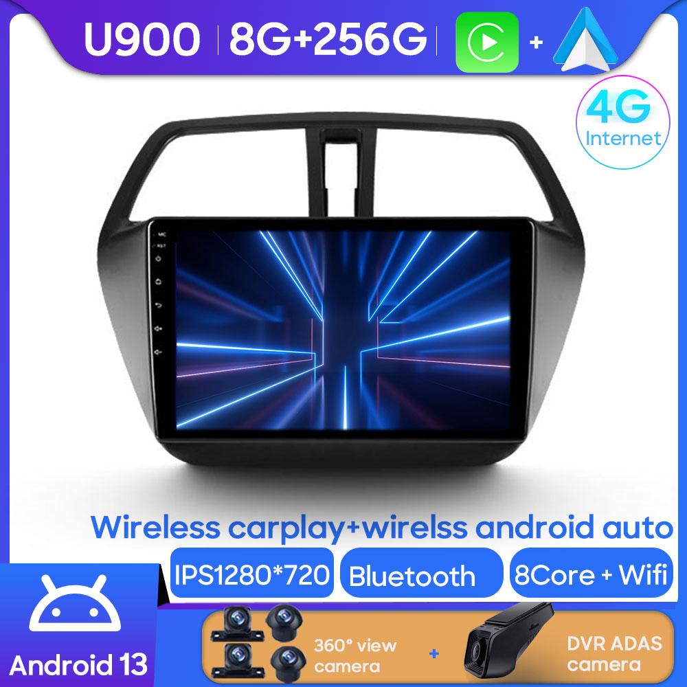 For Suzuki SX4 S Cross 2012-2016 Android Car Radio Automotive Multimedia Player Navigation GPS Carplay Touch Screen Auto Stereo