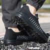 Ouylan Anti-Puncture For Construction & Machinery Steel Toe Safety Shoes, Mesh Breathable Low-Cut