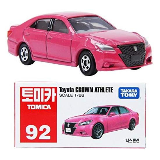 TAKARA TOMY 92 Toyota Crown Athlete Miniature Car Toy for Boys Ages 3 and Meets Toy Safety Standards Mark "Tomica No. (Boxed)" Up. Boxed. (ST
