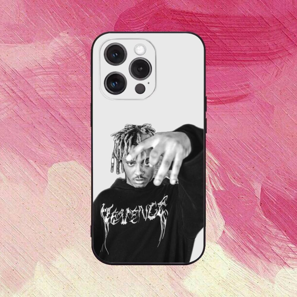 

999 J-Juice W-WRLD Phone Case For iPhone17,16,15,14,13,12,11 Plus,Pro Max Soft Black Cover iPhone13