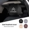 Autositz Kopfstützenbezug Schmutzabweisend Elastisch Auto Innenraum Zubehör für Citroen C5 C1 C2 Berlingo Celysee Cactus Picasso Aircross