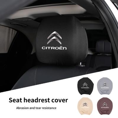 Car Seat Headrest Protective Cover Anti-Dirty Pillow Protector For C4 C3 C5 C2 Berlingo Celysee Cactus Picasso Aircross