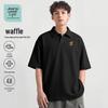 JEANSWEST LIFE Men's Waffle Knit Polo Shirt