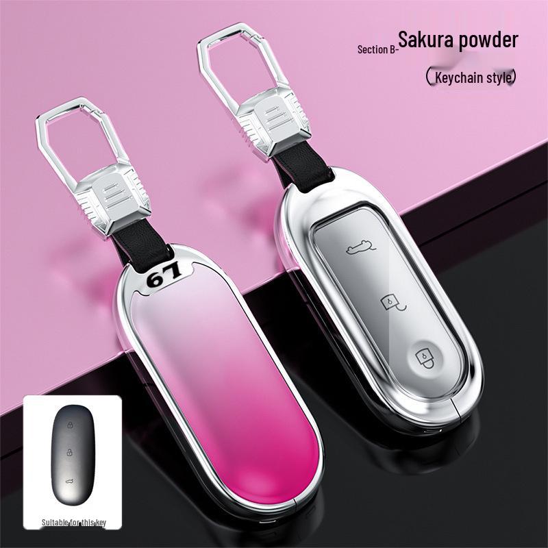 Compatible with Ideal L9 Key Case: 2022 Full Coverage Metal Remote Control Protective Shell for Men and Women
