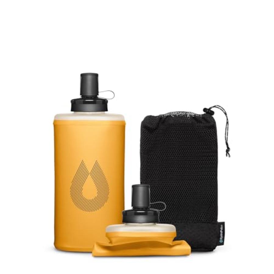 

Hydrk PackFlask 500ml/750ml Harness-Mounted Collapsible Water Bottle for Hiking Backpacking - Ultra-Light Hands-Free Easy-Acces United States