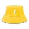 Bucket Hat With White Cat Print , Animal Fisherman Hat Spring Fashion Beach Basin Cap