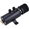 EVIL ENERGY 10An Oil Catch Can, 750Ml Universal Baffled Catch Can With Breather Filter Aluminum Breather Tank 2 Port Air Oil Separator Black
