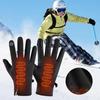 Waterproof Rechargeable Gloves Reusable Touchscreen Gloves New USB Heated Gloves  for Winter