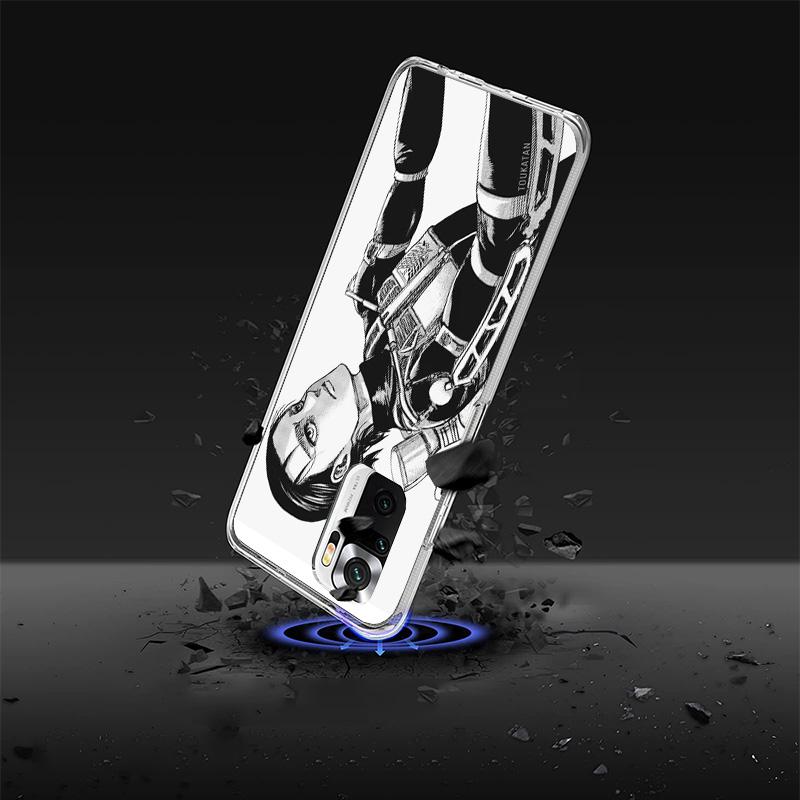 Attack Eren Cover Phone Case For Xiaomi Poco F7 Ultra X7 X6 X5 Pro M7 Redmi 15C 15 13C 13 12C 12 10C 10 9A 9C 9T 9 Shell Poco F7
