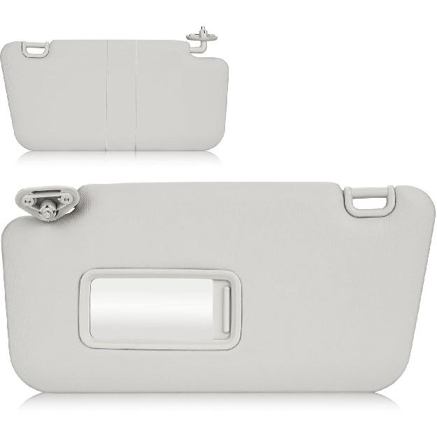 Sun Visor For 2009-2013 Subaru Forester, Left Driver Side Gray Sunvisor Replacement 92011SC033LO