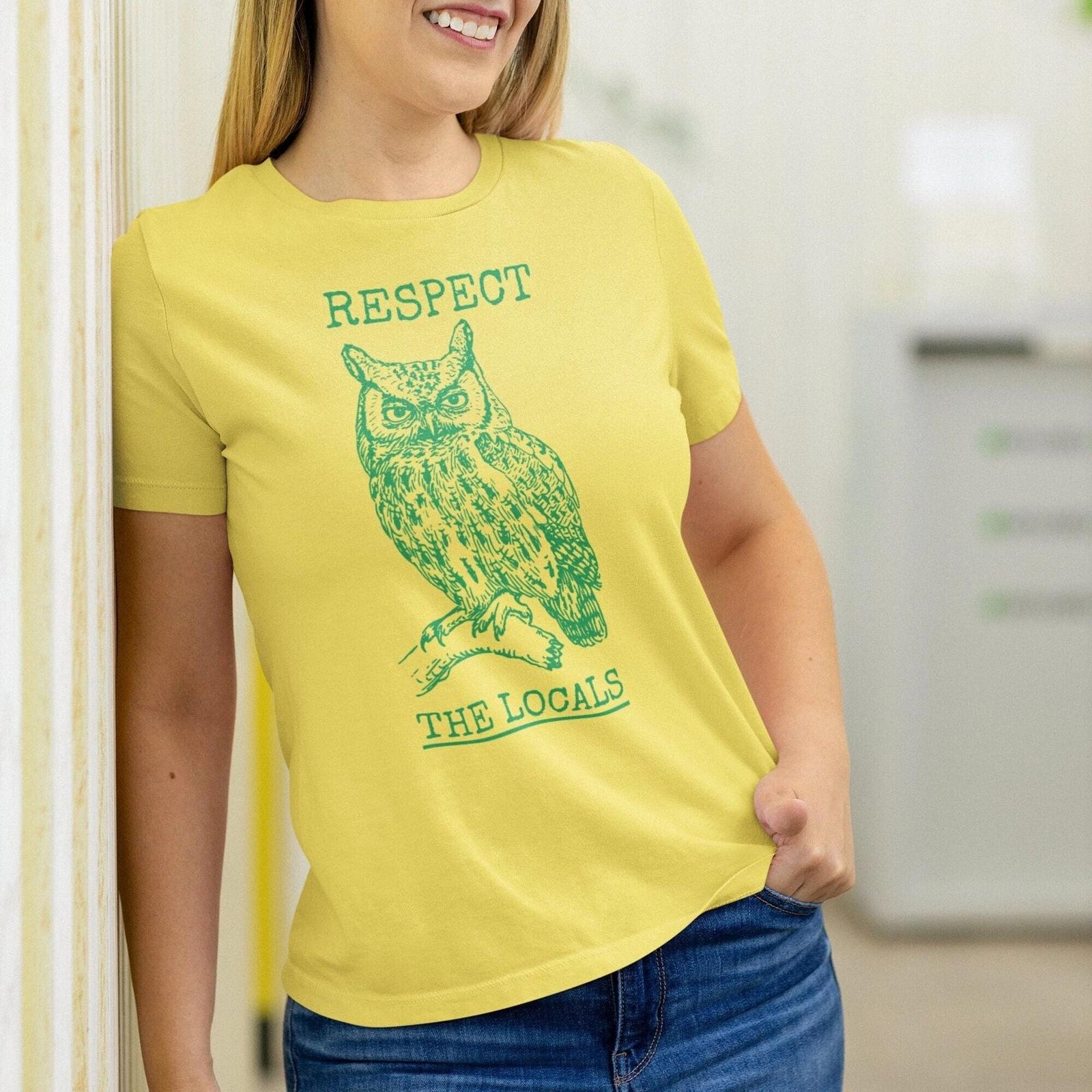Respect The Locals Owl Shirt XL