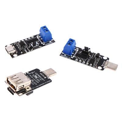 Placa Gatilho USB Tipo-C PD 9V 12V 15V Saída PD 2.0 3.0 Adaptador Gatilho