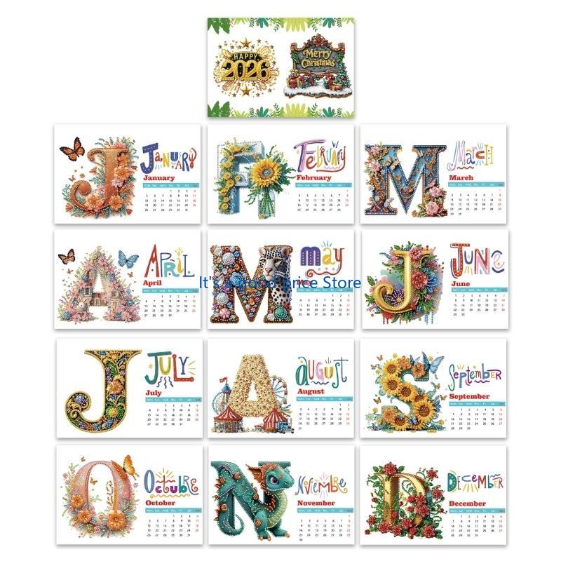 

2026 Desk Calendar Standing Calendar Desktop Calendar Office Calendar Painting Calendar