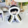 Queen-b Plush Dress-Up King Cloak, 20cm, Costume, Noble, Royalty, Large, Kigurumi Outfit, Cape, Otaku Activities (Black)