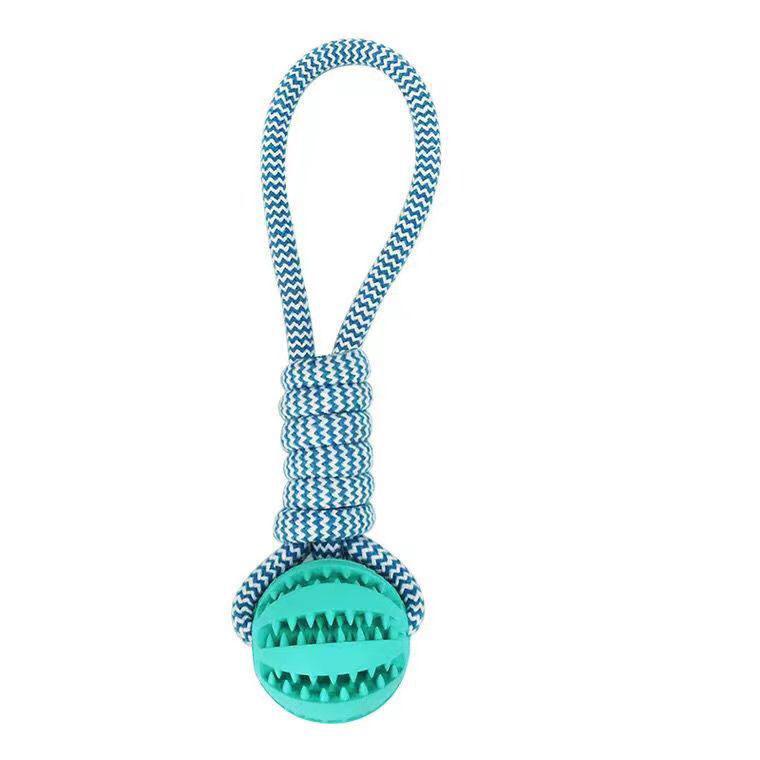 Wholesale Funny Durable Teeth Cleaning Pet Ball Dog Interactive Toy Aggressive Chewer Dog Toy Dog Chew Toy (Blue,5cm) синий