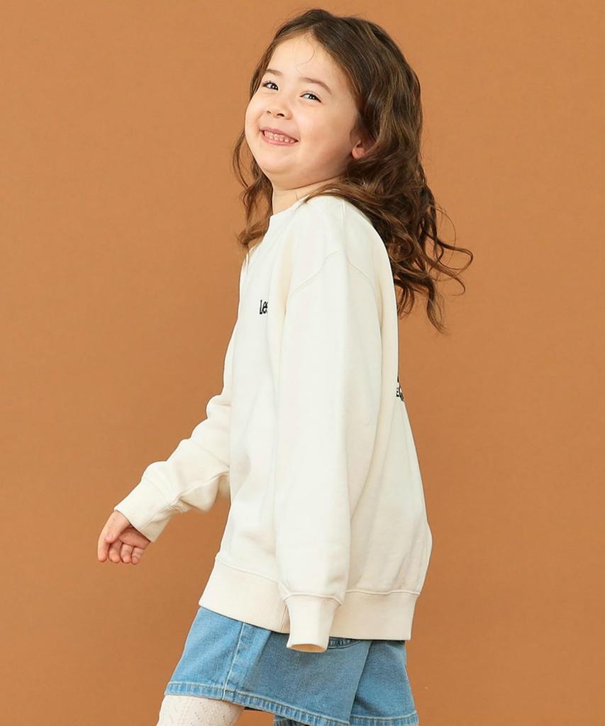 Φούτερ Lee με Λογότυπο Πλάτης Μεγέθη Παιδικά Εκρού Εκτύπωση, 110cm-150cm