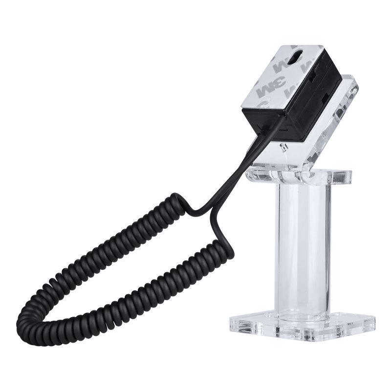 Acrylic Mobile Phone Anti-Theft Display Stand with Chain