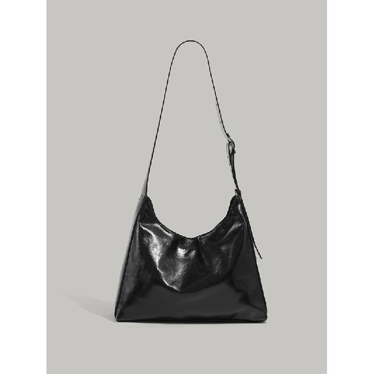 2025 New Fashionable Simple Versatile Tote Bag, Large Capacity Shoulder Crossbody Bag, High-end Commuting Bag чёрный