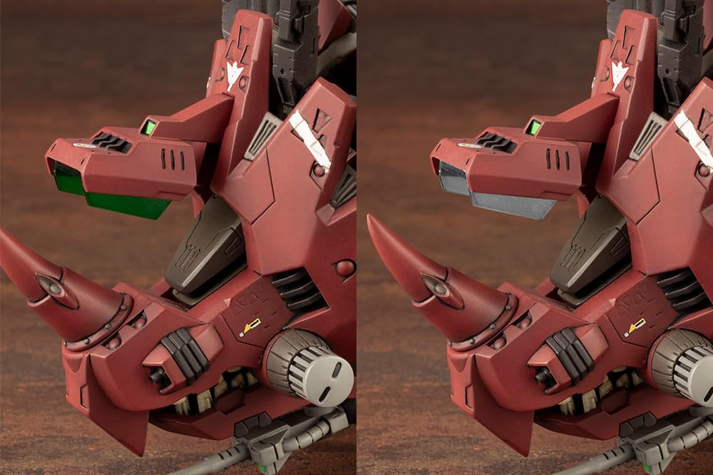 Kotobukiya ZOIDS EZ-004 Red Horn Marking Plus Ver. 1/72 Scale Plastic Model Kit, Approximately 330mm Long