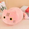 Adorable Cat Plush Pillow - Cylindrical Cushion for Napping
