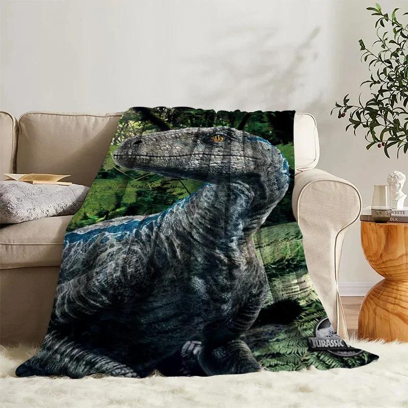 Fluffy Blanket  J-Jurassic Park Bed Sofa Camp Nap Bedroom Decor Bedspread Soft Fleece Home Textile Birthday Wedding Gift Blanket
