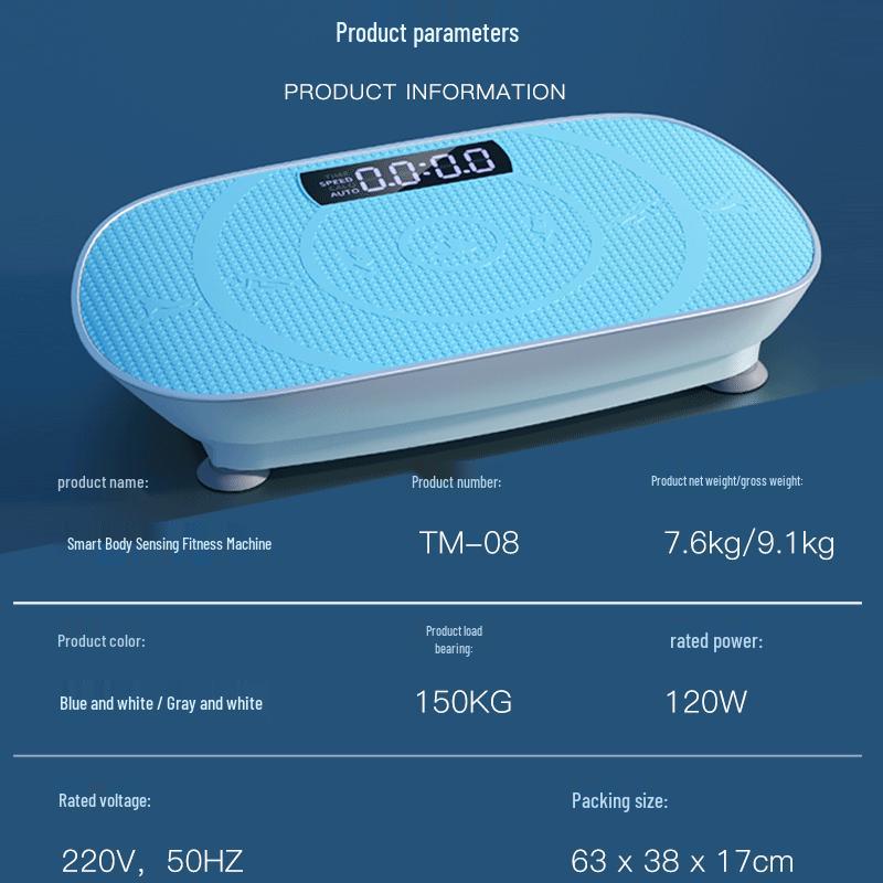 FEEBO Smart Full Body Vibration Plate with Bluetooth Audio CN plug (adapter included)