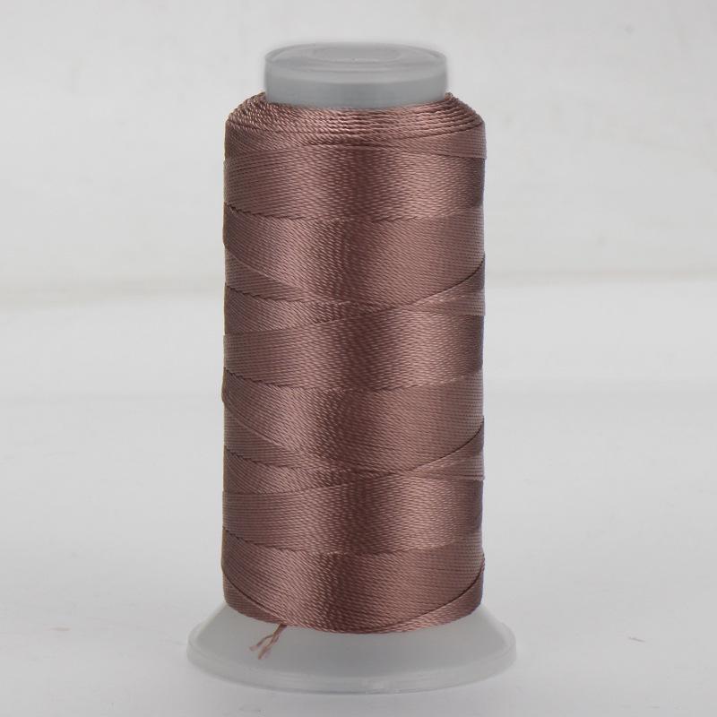 Czerwony pleciony sznurek 0,8 mm 18-żyłowy do nawlekania koralików, węzłów chińskich, frędzli, owijania drutem i bransoletek DIY.