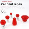 6Pcs Car Dent Repair Tool Leather Hat Hammer Replacement Head Dent Repair Replacement Head Hook Top Pit Tool M8 thread