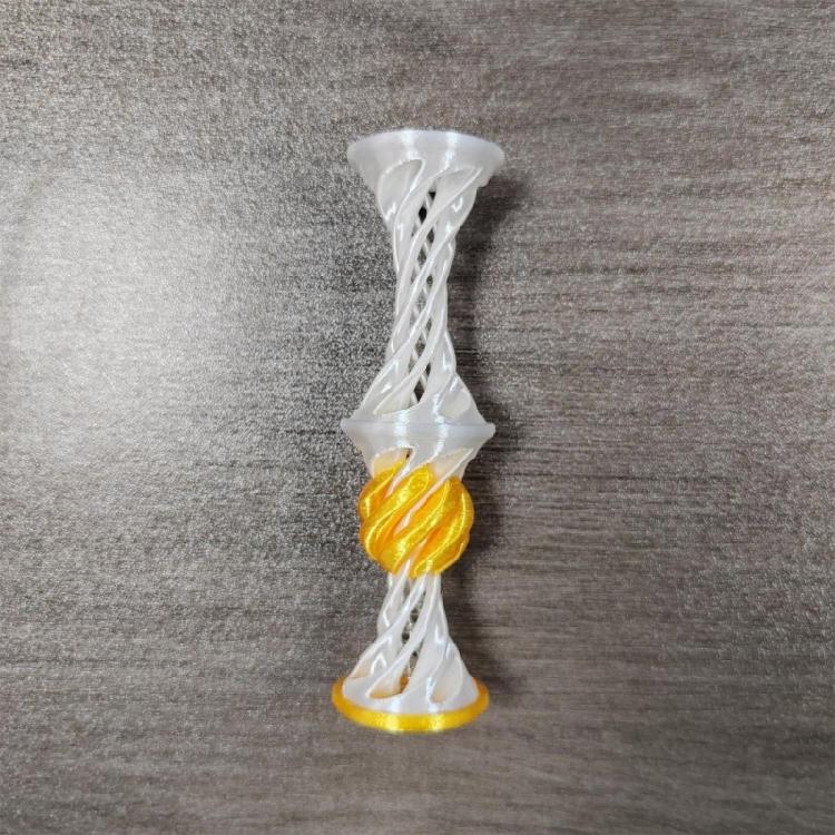 3D Print Spirals Toy Passthrough Pyramid Toy For Stress Relieving And Concentration Improvement for Office and Classroom