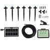 Solar   Automatisches Tropfbewässerungssystem für Pflanzen Innen Außen Garten mit Timer Regenwassersammler   Düse   Kit