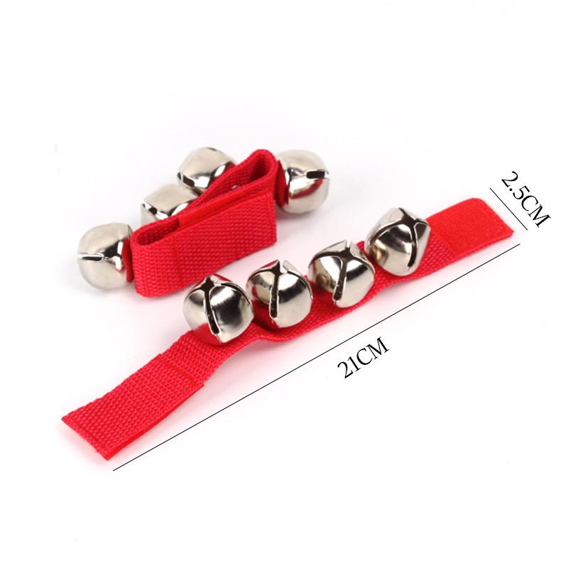 1 Pereche Clopoței de Încheietură Copii Clopoței Agită Zornăitori Jucărie Percuție Jucării Educaționale Purtabile Nu se Deformează Ușor Clopoțel Orff