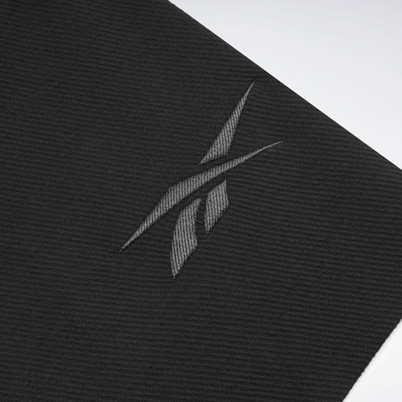 Reebok Beats Tee Series Solid Color Round Neck Loose Short Sleeve T-Shirt Unisex Tops Black 23RCS417U001