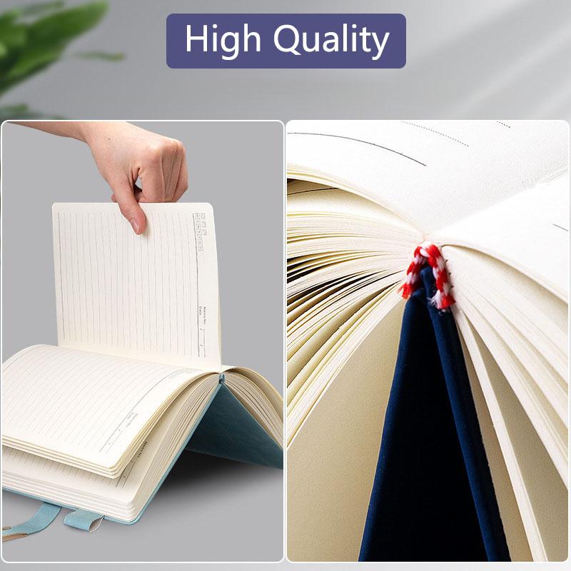 A5 Leather Notebook Diary Custom Logo Business Journal Writing Genuine Leather Handmade