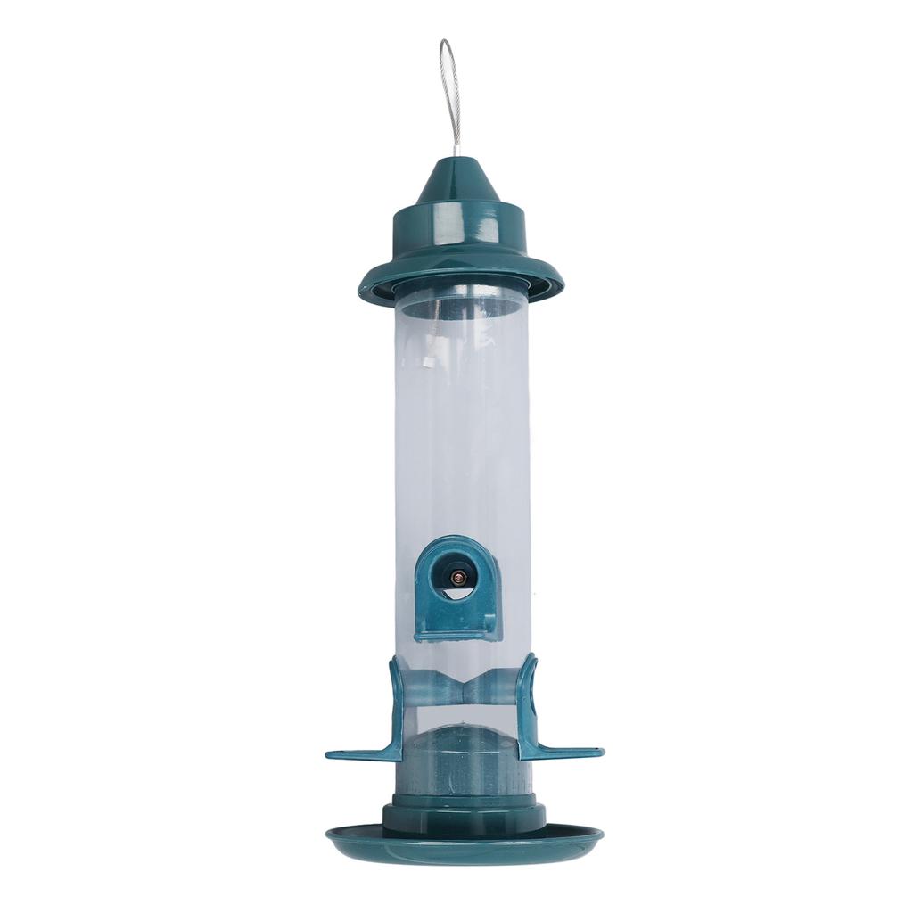 Підвісна годівниця для птахів, захищена від білок, з регульованим гачком, автоматична годівниця для птахів з 4 жердинками для вулиці