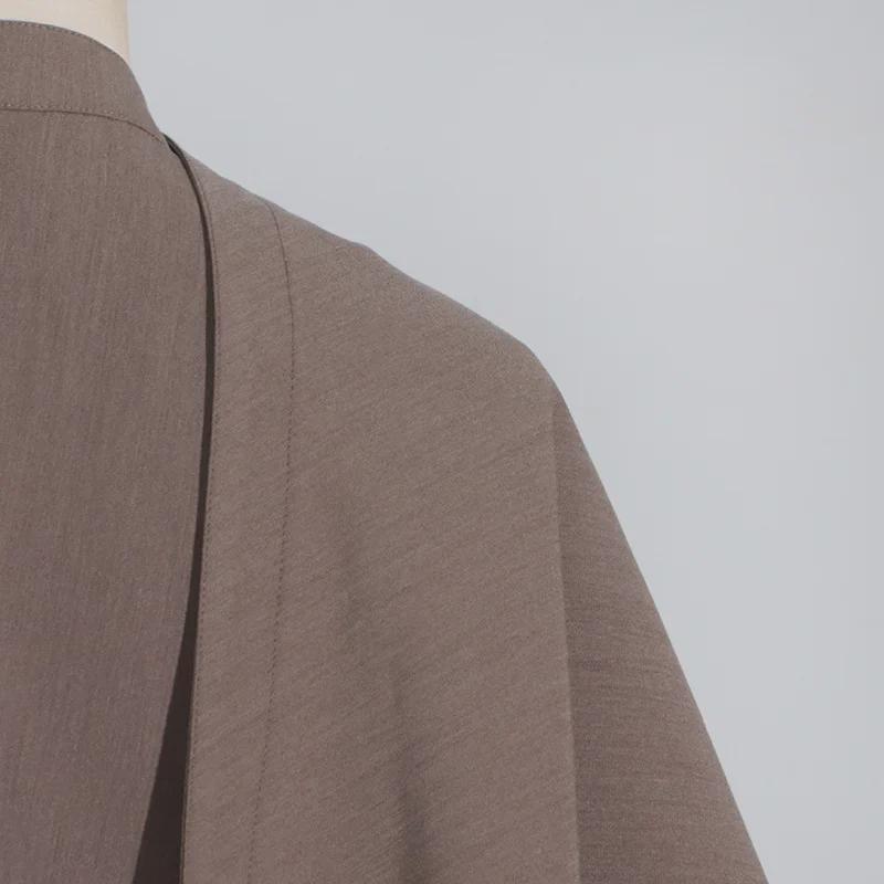 Women's 2025 Spring Cape-Style Blazer: Fashionable Long Sleeve Short Top