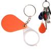1 Stück Taschenlupe Schlüsselanhänger 10-fache Vergrößerung Faltbare Tragbare Mini-Lupe mit Schlüsselring für Outdoor-Lesen