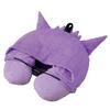 Pokemon Hooded Neck Purple Pokemon Trunk Travel Accessories Pillow, Genga, Belt, One-Touch