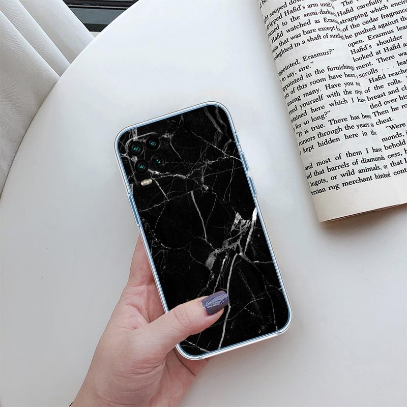 BH36 printing Marble Transparent Phone Case for Samsung Galaxy A04 A04S A14 A23 A34 A54 M23 M33 M52 M53