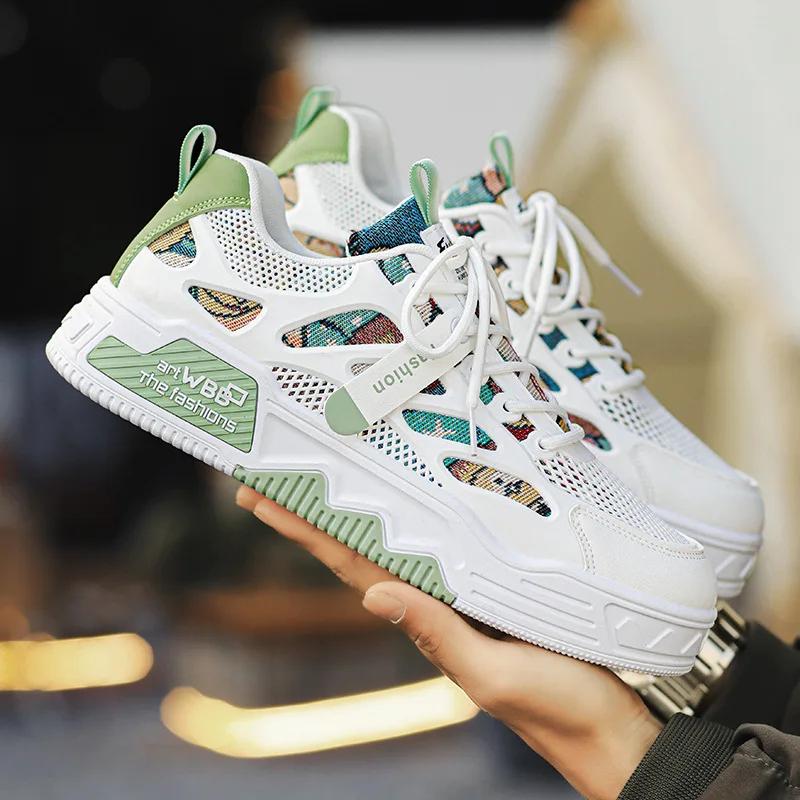 Mode Herren Luxus Laufschuhe Atmungs Skateboard Schuhe Chunky Bequeme Beiläufige Turnschuhe Männer Tenis Masculino Schuhe Male2024