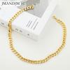Cuban chain new personalized hip-hop fashion versatile titanium steel women's bracelet