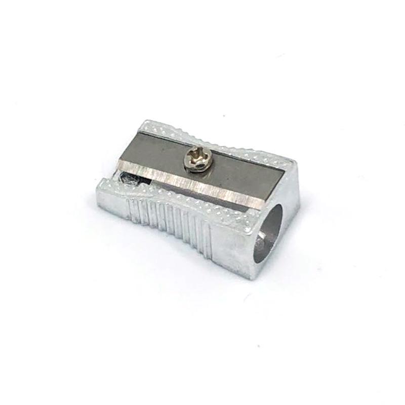Mini Creative Metal Pencil Sharpener: Single/Double Hole, Beveled Design