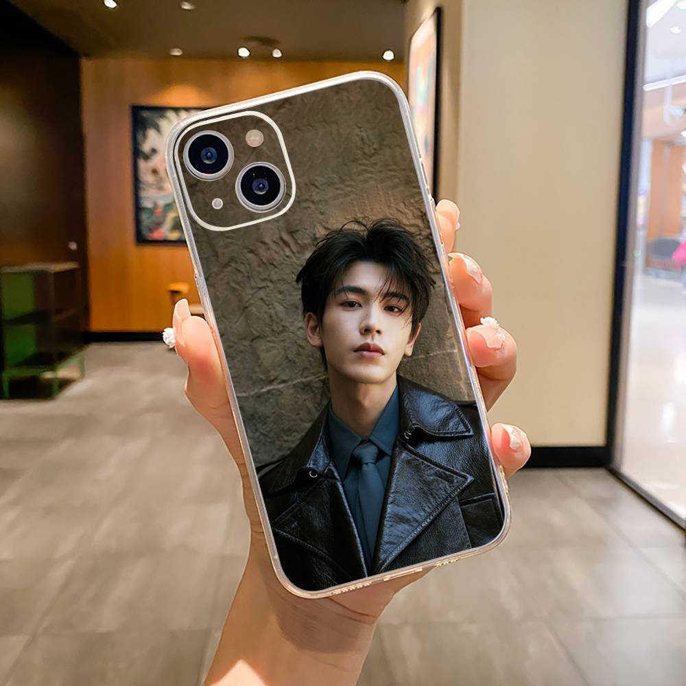 Actor Linghe Zhang Phone Case For iPhone17,16,15,14,13,12,11 ,Pro Max,16/15/14 Plus Soft Silicone Transparent Cover