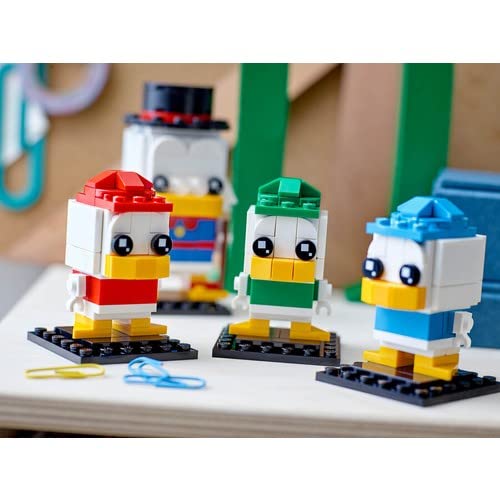 LEGO BrickHeadz Disney DuckTales 40477 Scrooge McDuck, Louie, Huey & Dewey (340 Pieces)