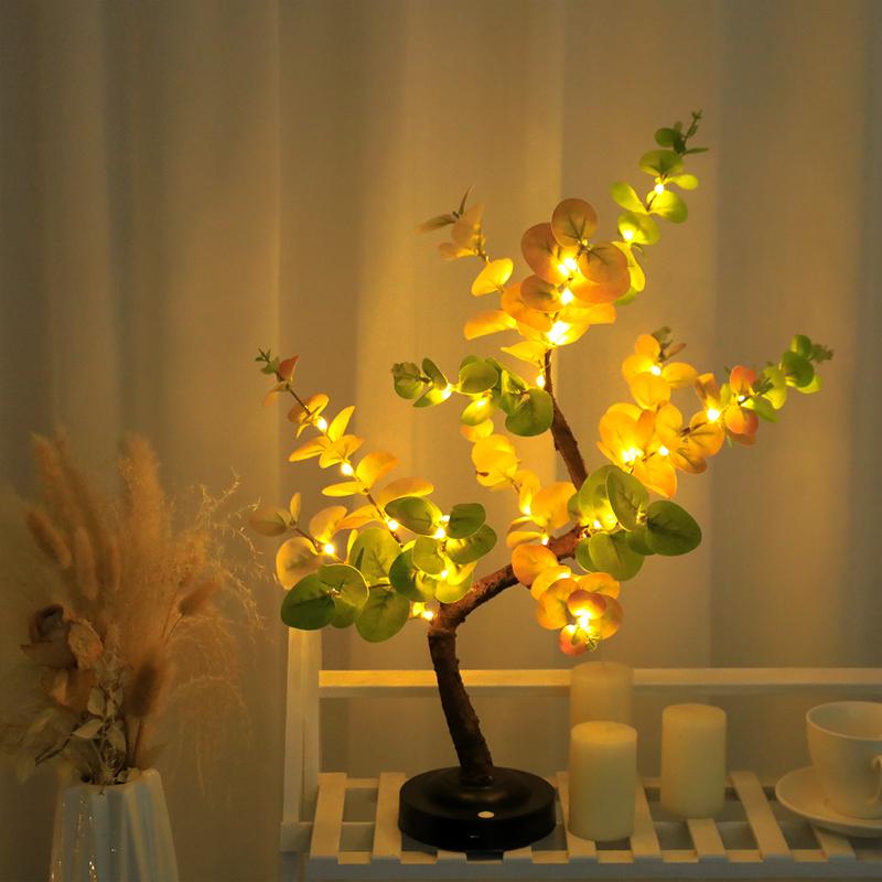 1 Stück LED-Baumlichter, Bonsai-Lampe, Tischleuchte, verstellbare Äste, Sommerbeleuchtung, Heimbeleuchtung, für Nachttisch, E-Sport, Arbeitszimmer, Deko