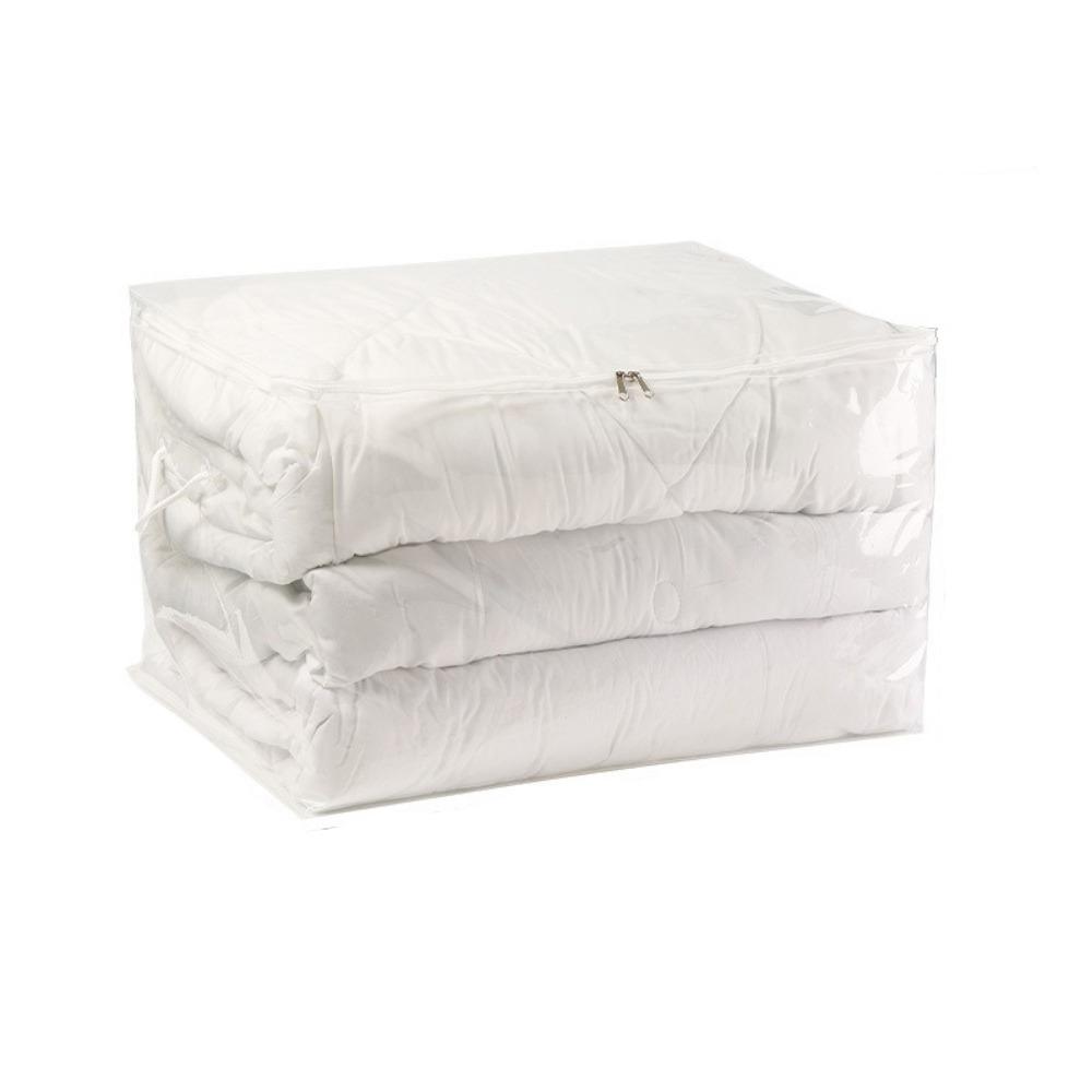 

Large Capacity Clothes Quilt Storage Bag Dust-proof Sweater Storage Bag Wardrobe M прозорий