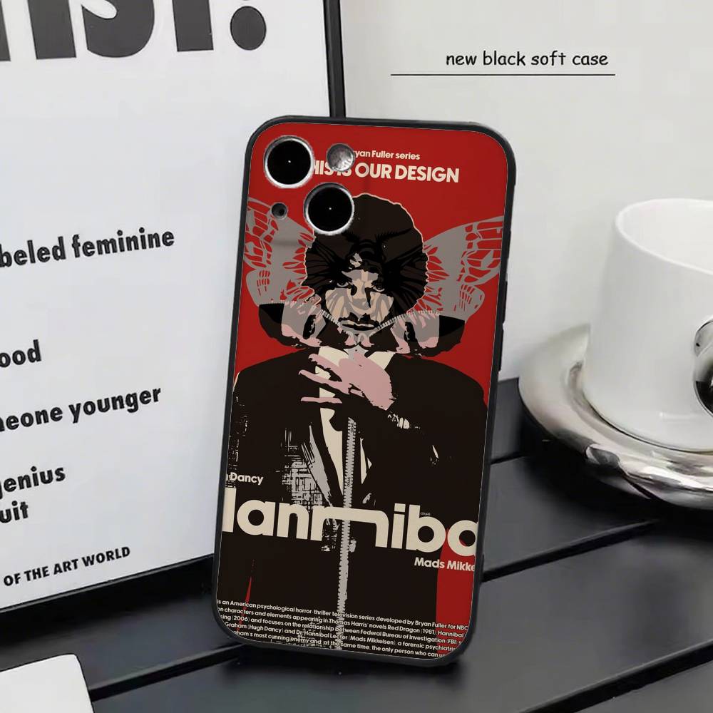 H-Hannibal TV Series Phone Case Silicone Soft For IPhone 17 Air 16 15 14 13 12 11 Plus Pro Max Plus
