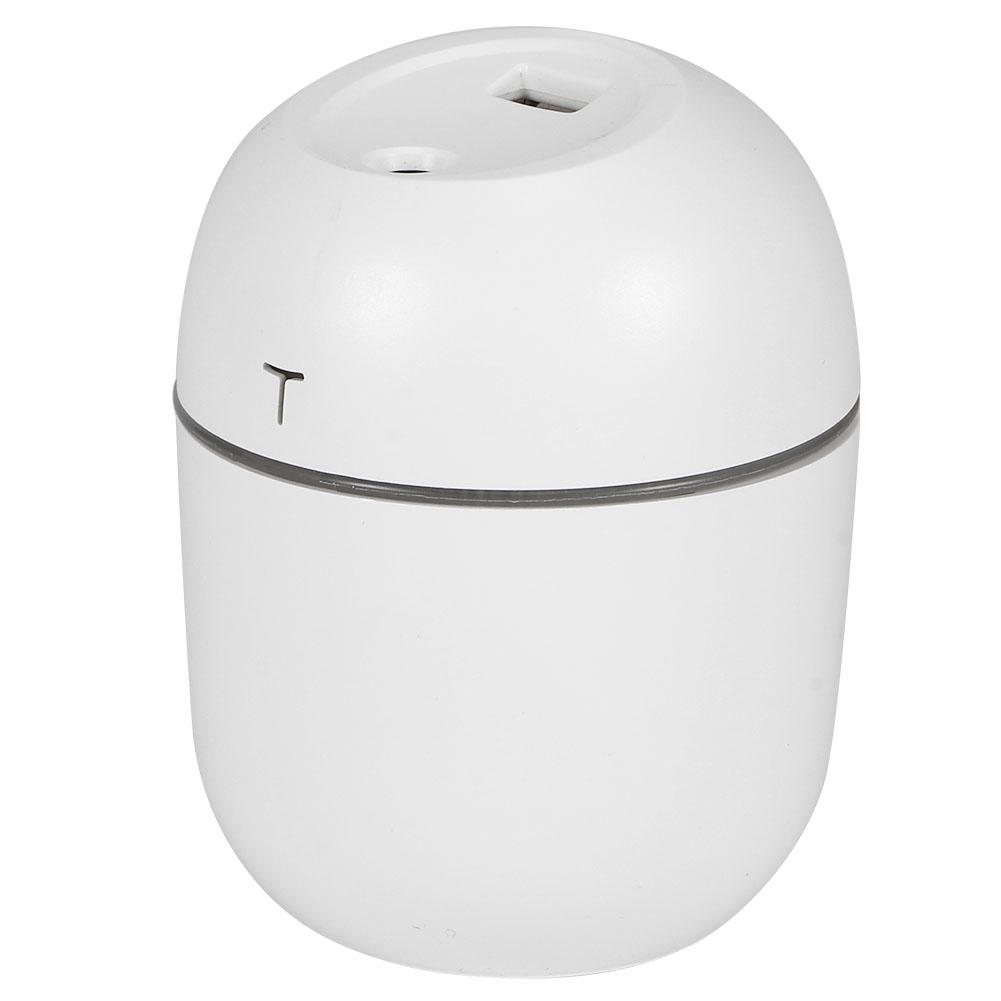 220ml Desktop USB Powered Mini Air Humidifier for Home Office Dormitory Car Use White